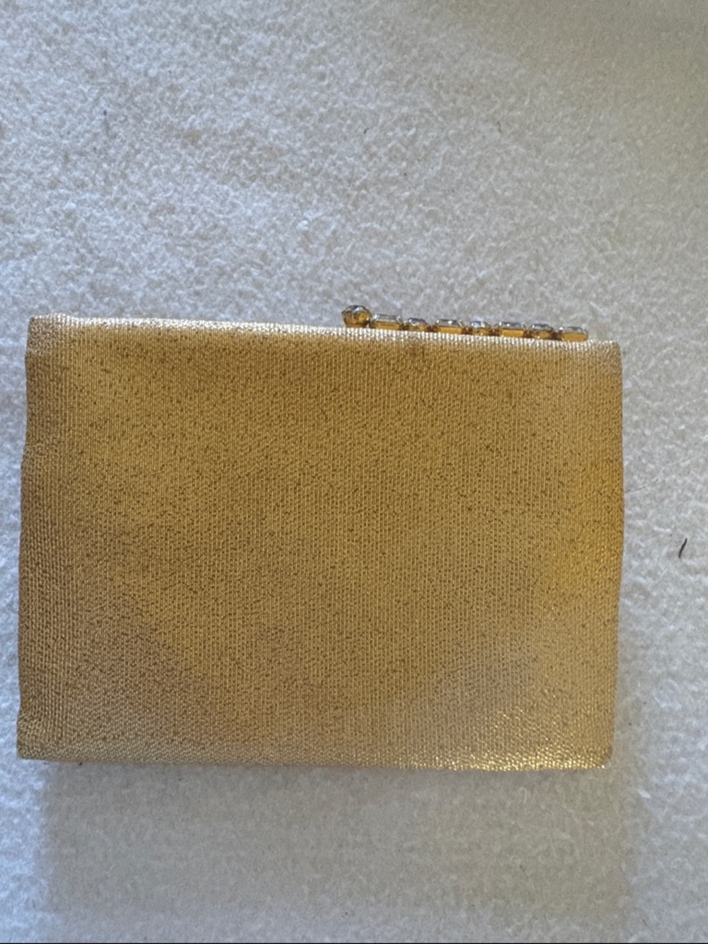 Magid Gold Metallic Evening Clutch